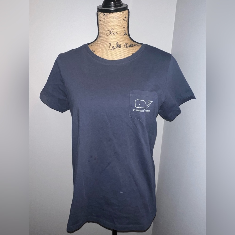 Vineyard Vines Unisex Short Sleeve Navy T-Shirt Size Medium